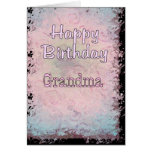 Grand-maman de joyeux anniversaire carte de vœux