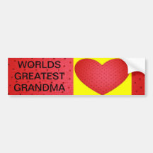 Grand-maman et adhésif pour pare-chocs de Valentin Adhésifs Pour Voiture