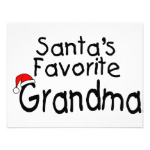 Grand-maman préférée 1 de Santa Invitations