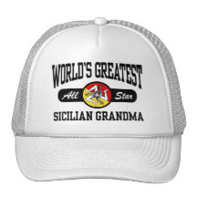 Grand-maman sicilienne casquette de camionneur