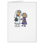Grand-mère de la jeune mariée le jour du mariage carte