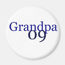 Grand-papa 2009 magnets pour réfrigérateur