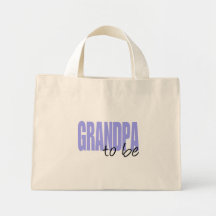 Grand-papa à être (police pourpre de bloc) sacs de toile