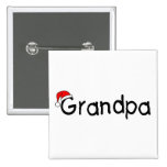 Grand-papa avec le chapeau de Père Noël Pin's