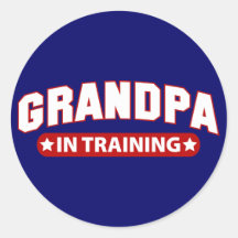 Grand-papa dans la formation autocollants