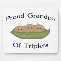 Grand-papa des triplets tapis de souris
