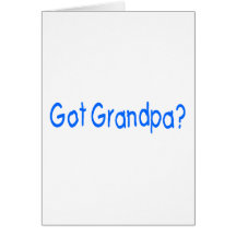 Grand-papa obtenu ? carte de vœux