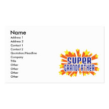 Grand-père superbe cartes de visite personnelles