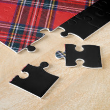Grand puzzle de Stewart de tartan royal écossais d