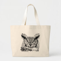 Grand sac de hibou à cornes
