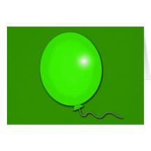 Grand T-shirts vert de ballon, sweat - shirts à ca Carte De Vœux