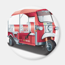 Grand Tuk rouge Tuk ! Aimants