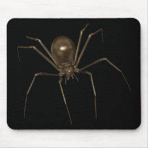 Grande araignée d'image tramée de Brown 3D Tapis De Souris