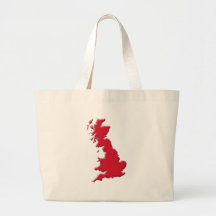 Grande-Bretagne-forme-biseauté Sac De Toile