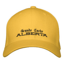 Grande cachette, ALBERTA, CHAPEAU Casquette De Baseball Brodée