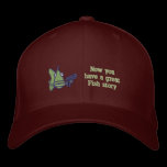 Grande histoire de poissons - chapeau brodé casquettes brodées