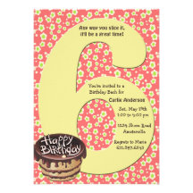 Grande invitation de fête d'anniversaire 6