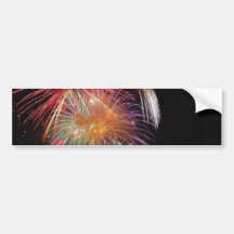 Grande nuit de feux d'artifice adhésifs pour voiture
