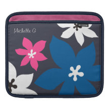 Grande rose de marine personnalisé de fleur par co poches pour iPad