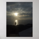 Grande silhouette d'île posters