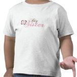 Grande soeur du papillon 2 roses t-shirts