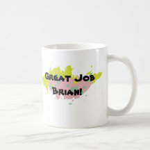 Grande tasse personnalisée du travail (modèle de c
