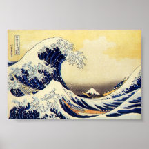 Grande vague de Hokusawa Posters