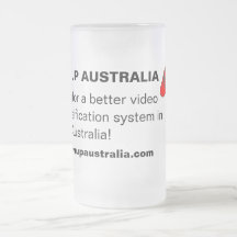 Grandissez l'Australie - tasse en verre givré