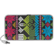 Grands lumineux et floral haut-parleur iPod