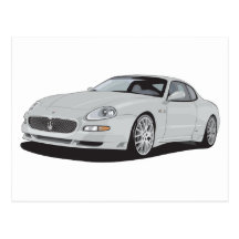 gransport de maserati cartes postales