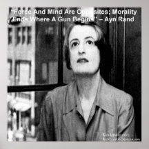 Graphique d'Ayn Rand et affiche célèbre de citatio