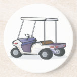 graphique de chariot de golf dessous de verres