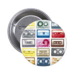 Graphique de Mixtapes Pin's Avec Agrafe