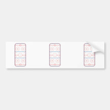 graphique de piste de hockey sur glace autocollants pour voiture