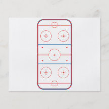 graphique de piste de hockey sur glace prospectus avec motif