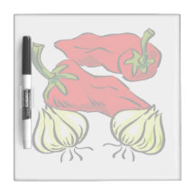 Graphique de poivre et d'oignon de piment fort
