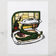 graphique de scène de cuisine de broyeur de casser prospectus personnalisés