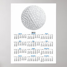 graphique de vecteur de boule de golf affiches