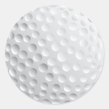 graphique de vecteur de boule de golf autocollants