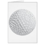 graphique de vecteur de boule de golf cartes de vœux