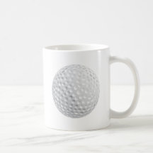 graphique de vecteur de boule de golf mugs à café