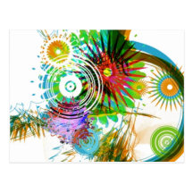 Graphique d'illustration de Digitals - Cartes Postales