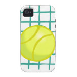 graphique simple de balle de tennis et de filet coque Case-Mate iPhone 4