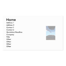 Gratte-ciel de carte de visite de niveau de rue