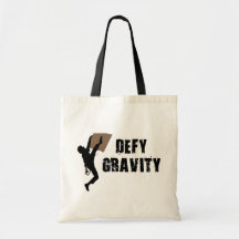 Gravité de défi sac de toile