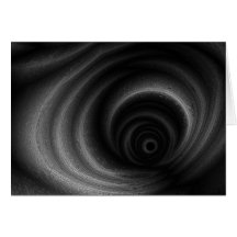 Gravité noire carte de vœux