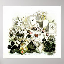 Gravure sur bois du 19ème siècle du Pays des merve Posters
