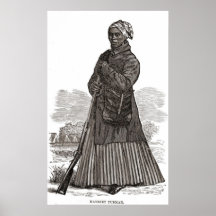 Gravure sur bois en Harriet Tubman Affiches