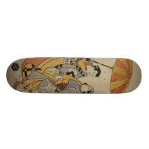 Gravure sur bois japonaise #2 skateboards