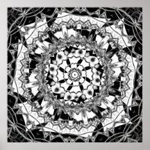 Grayscale Cactus May 2013 Poster